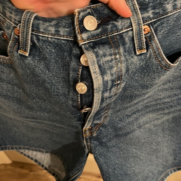 Levi's Blue Denim Shorts - Picture 3 of 3